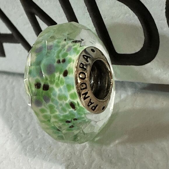 Authentic Pandora Sea Glass Murano Charm, Retired - Picture 4 of 7